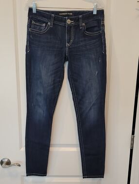 Express Jean Leggings Stella Low Rise Medium Wash Size 6R [Regular]
